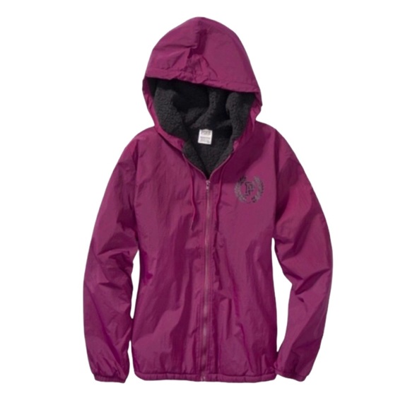 PINK VS Sherpa Lined Anorak Jacket - Picture 1 of 3
